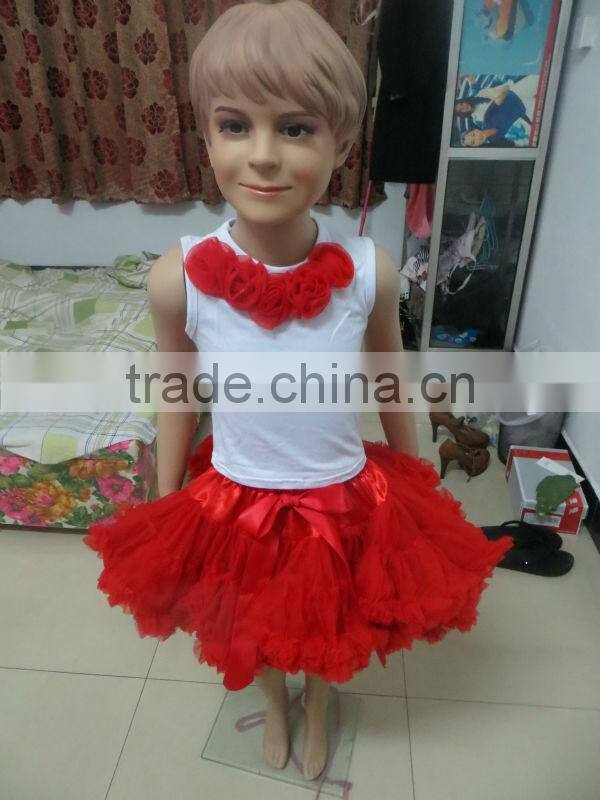 childrens clothing wholesale Cute Baby girls Tutu skirt suit with Bow Kids Fluffy Pettiskirt Sets