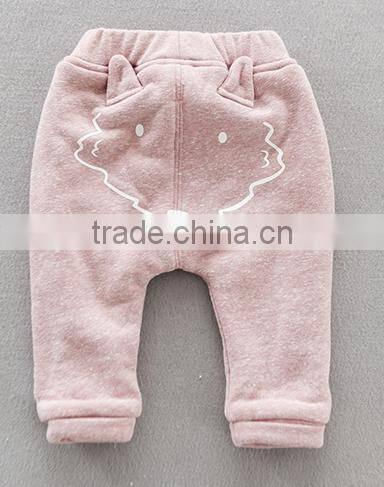 wholesale cheap customized warm lovely winter baby pants good quality fleece baby pants