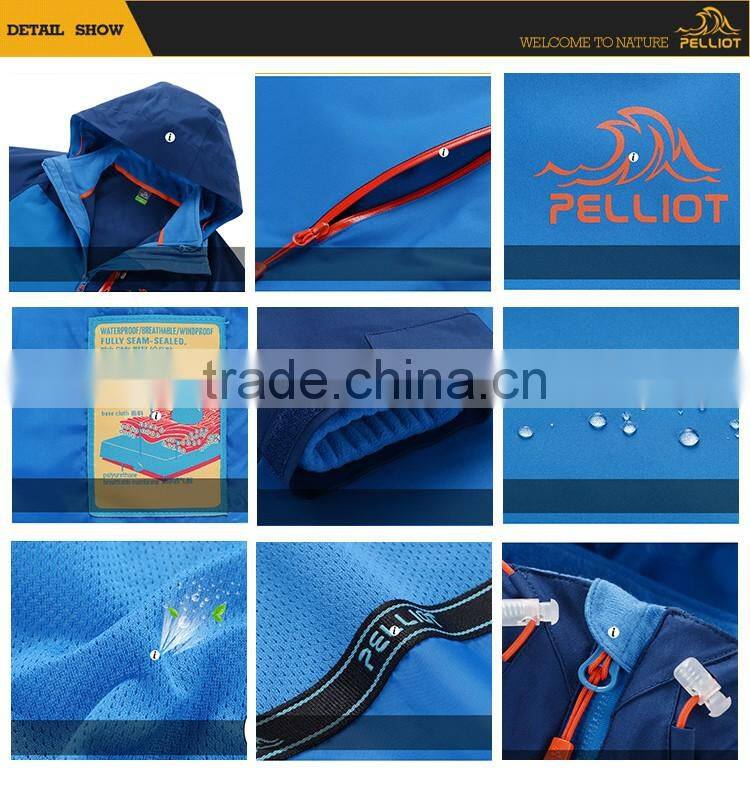 Mens OEM/ODM Service Outdoor Waterproof 3 in 1 Jacket