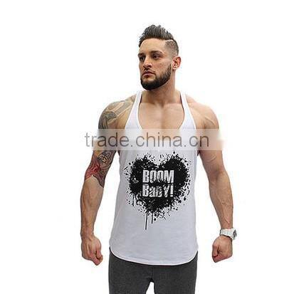 Gym Stringer Tank Top Men Bodybuilding Clothing and Fitness Mens Sleeveless Shirt Sports Vests Cotton Singlets Muscle Tops
