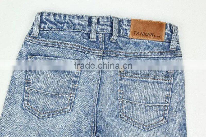 OEM/Wholesale HIGH-END100% cotton in-style kids jeans