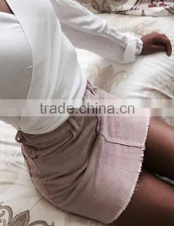 Runwaylover 151 Women Sexy Tight High Waist A-Line Mini Skirt