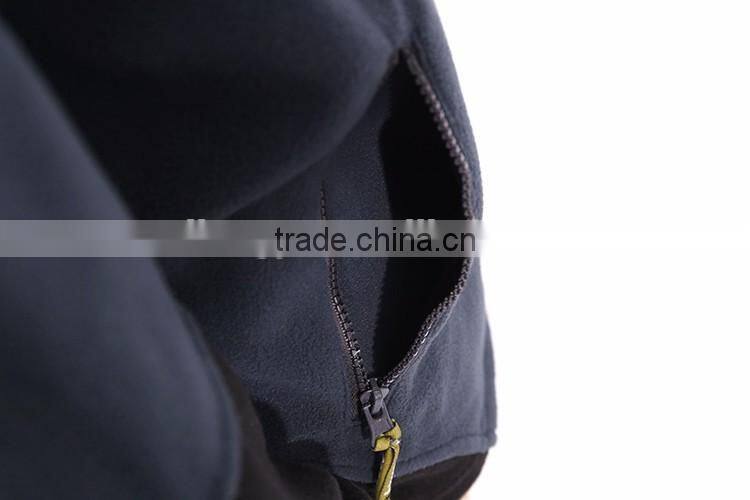 Men's polyester customized designs black winter coat