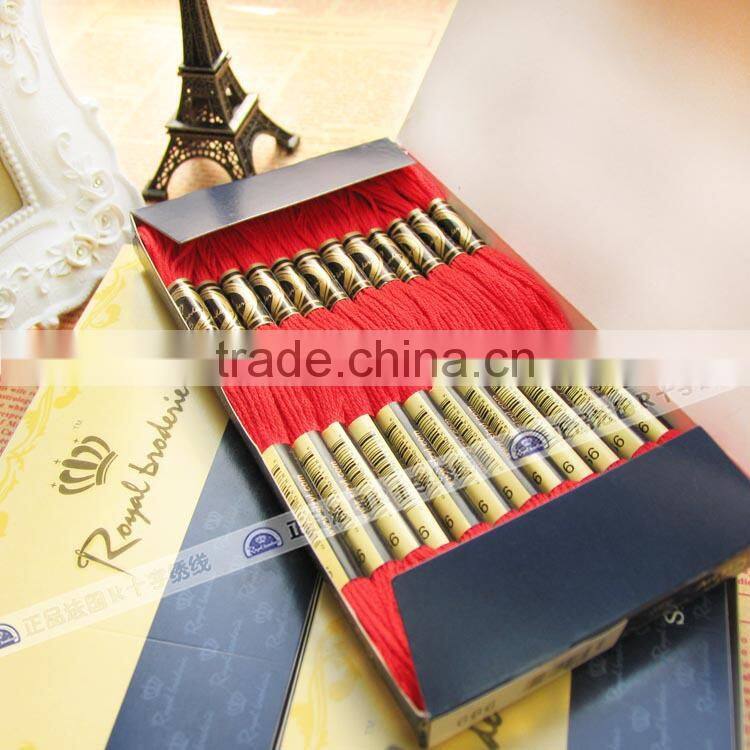 2016 Cotton thread pure cotton cross stitch thread with 447 colors