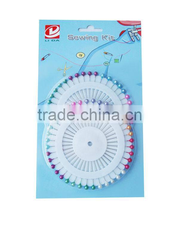 Glass-Headed Pins Sewing Kit Blister Cards