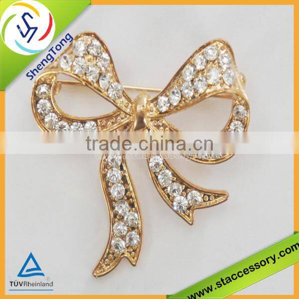 2015 high quality rhinestone brooch napkin rings