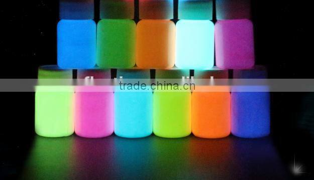 Decorative Eco-Friendly Fluorescent Glow In The Dark Powder Pigment,Luminescent Pigment Powder