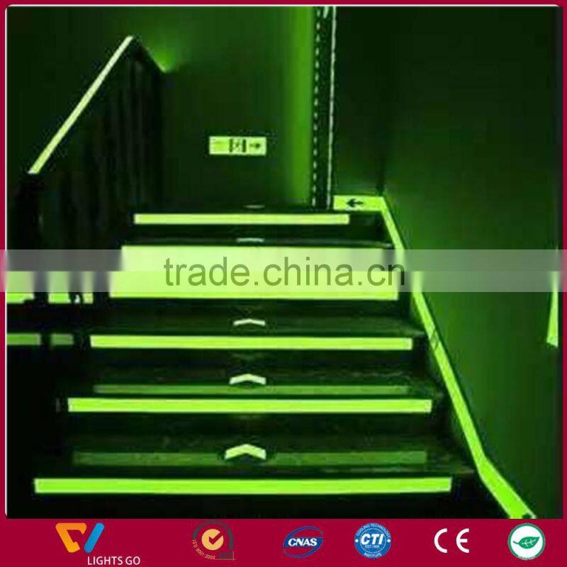 Photoluminescent Glow in Dark film for guidance sign