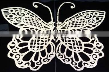 Printing reflective silvery glass beads material