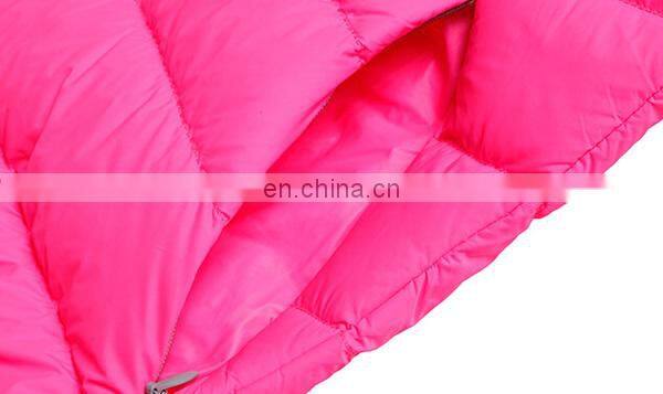 outdoor light weight ladies sport fashion goose dowm jacket