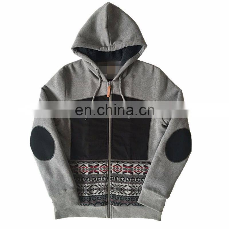 China Supplier Bulk Wholesale Clothing Casual Mens Knitted Hooded Zipper Outwear
