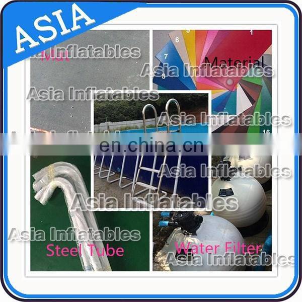 Custom Size Steel Frame Swimming Pool, Metal Frame Pool, Steel Frame Pool