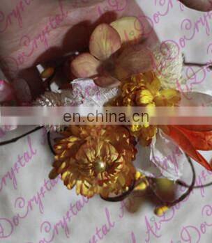 Aidocrystal wedding diamond headpiece,artificial bridal hair flower accessories for party