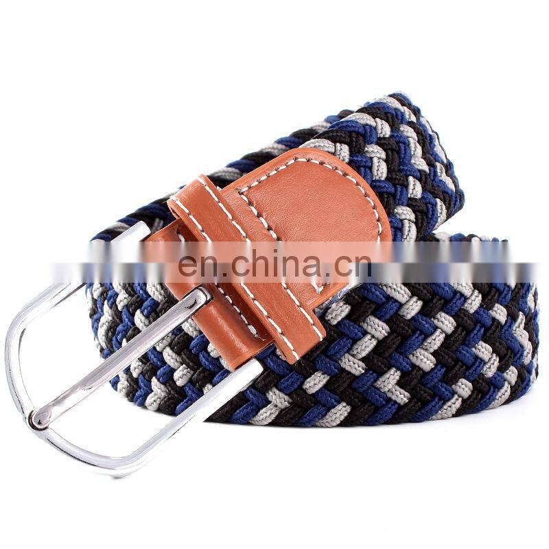 Customized colors braided elastic belts with high quality and low price