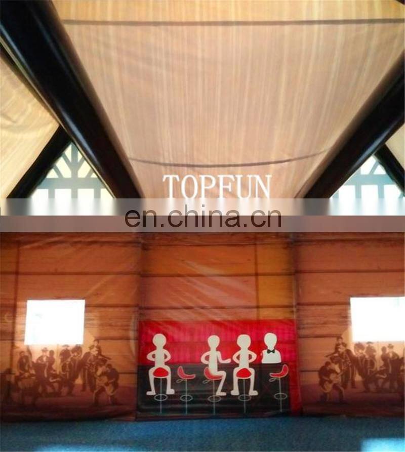 Commercial movable air pop up inflatable drink bar for events