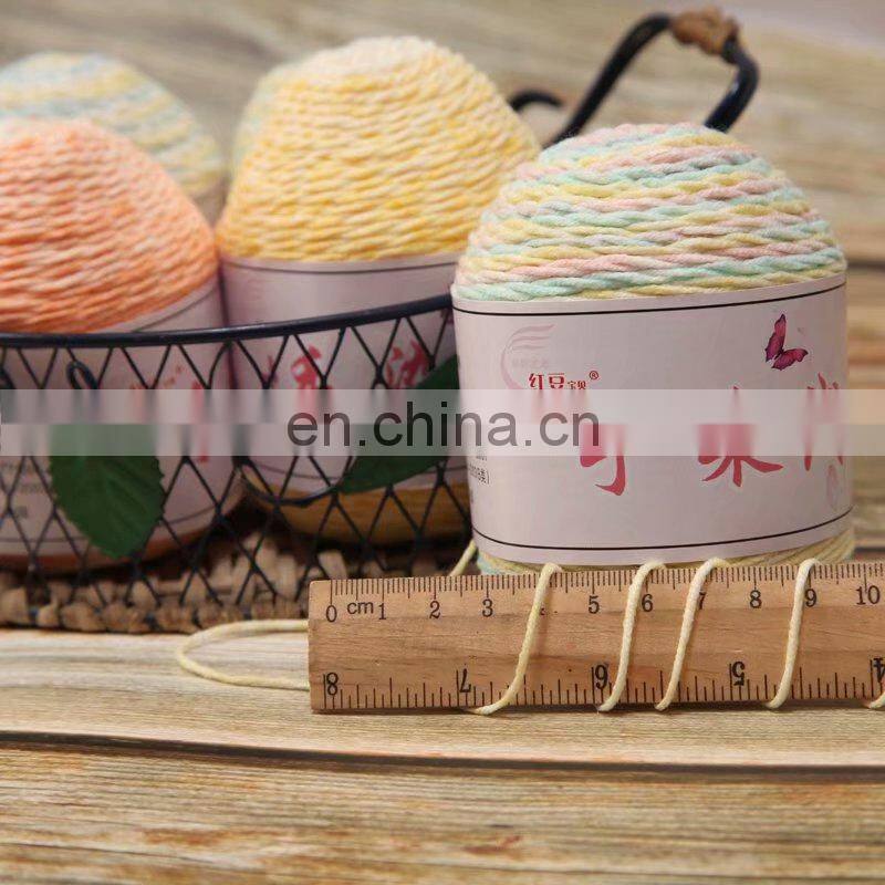 LENUO wholesale hand dye 4 ply 4ply crochet beauty batik super soft milk cotton yarn