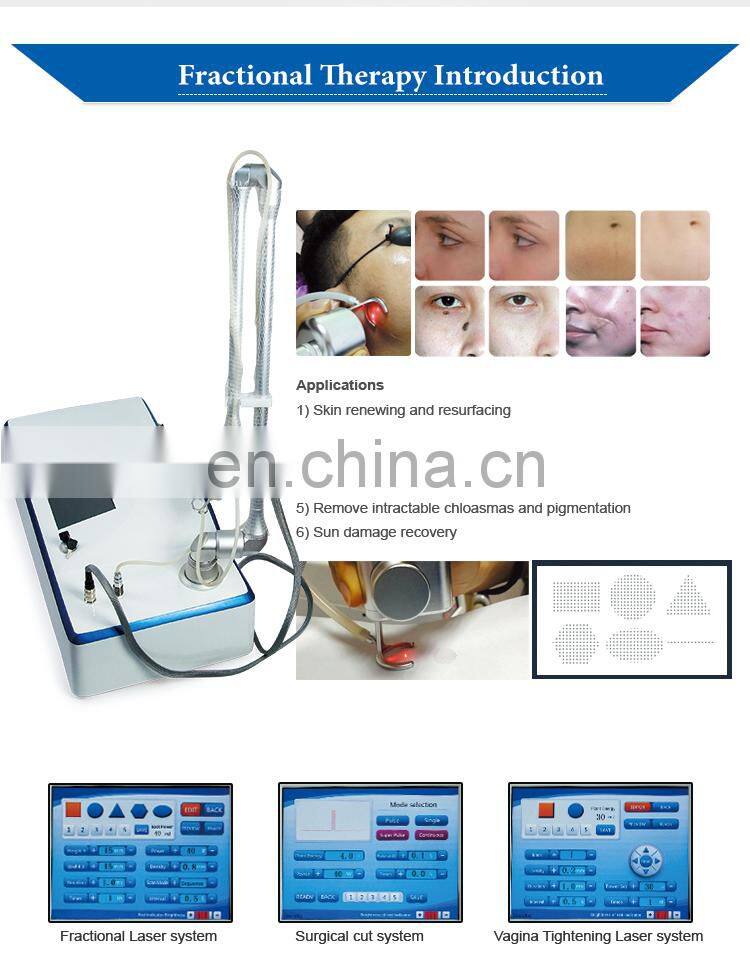Portable Style CO2 Fractional Laser Vaginal Tightening Device Skin Rejuvenation