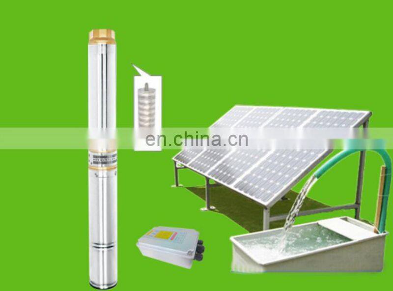 High quality 55m max head 4m3/h max flow dc submersible solar water pump for bore and irrigation EMP524