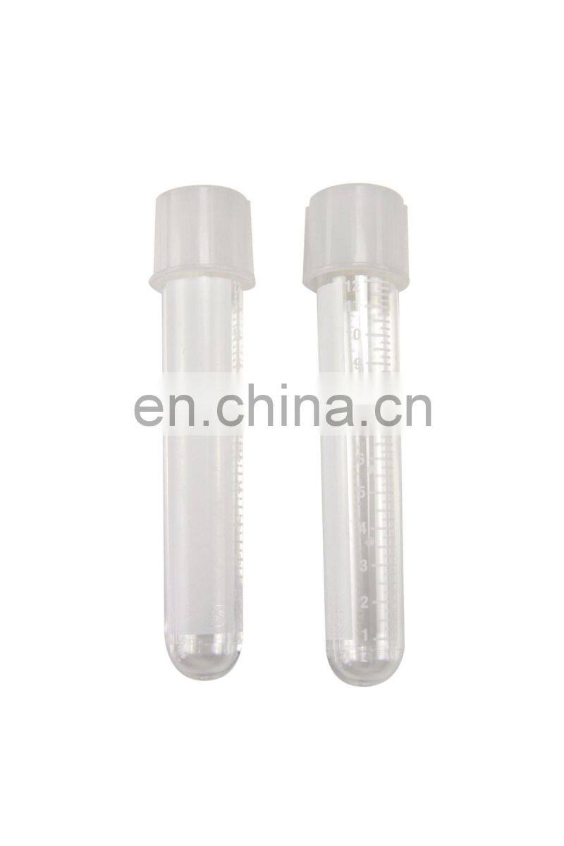 40x197mm PS Test Tube, Round Bottom, With 40mm Plastic Cap alcohol test tube hard bottom snow tubes