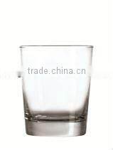 Promotional mechine blow clear glass drinking mug for wholesale
