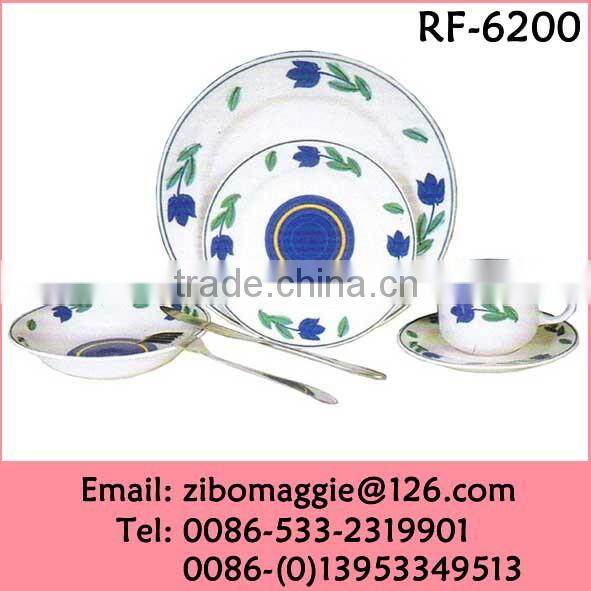 Popular Daily Use Ceramic Personalized Custom Made Dinnerware with Round Shape