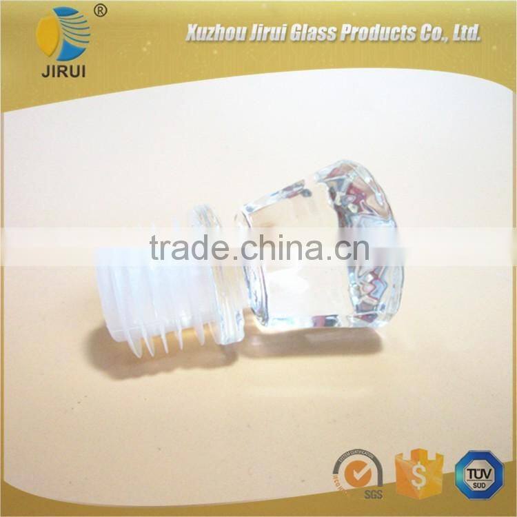 diamond glass cork for aroma diffuser bottle