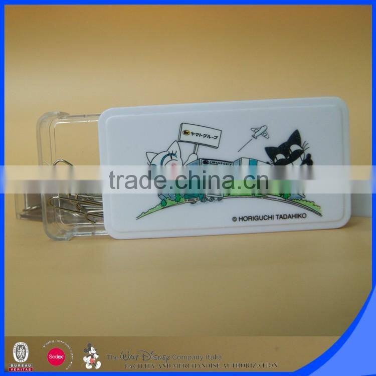 Variety color imprinted on pp box package normal paper clip silver nickel