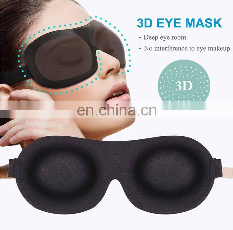 Custom Super Soft Sleeping Eyes Mask 3D Upgraded Sleep Patch Mask Contoured Cup Blindfold Eye Cover Eyemask for Women