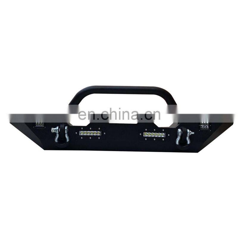 J40-3 auto front bumper for jeep for wrangler car front bumper with light