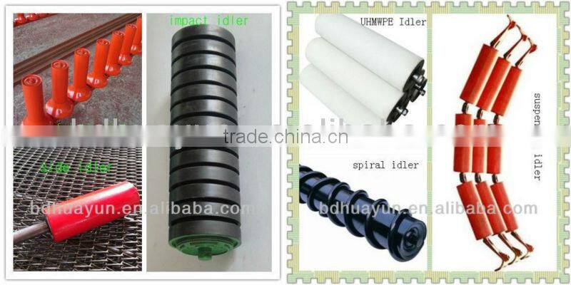 concrete belt steel conveyor roller,coal mining conveyor system, handling equipment