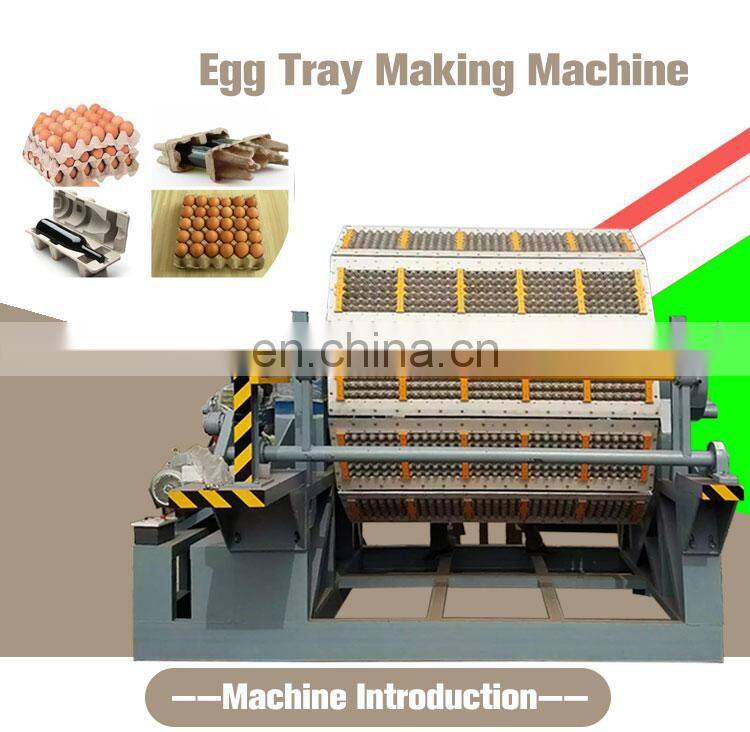 4000 pieces/h Egg tray pulp mold egg tray with lid production line support to customized
