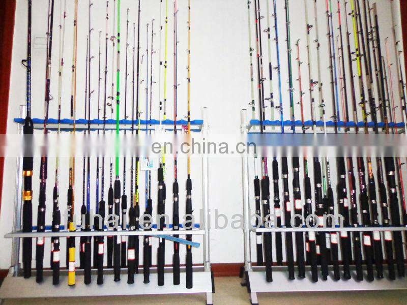 Factory supply cheap fishing tackle solid fiberglass spinning rod oem ice fishing rod