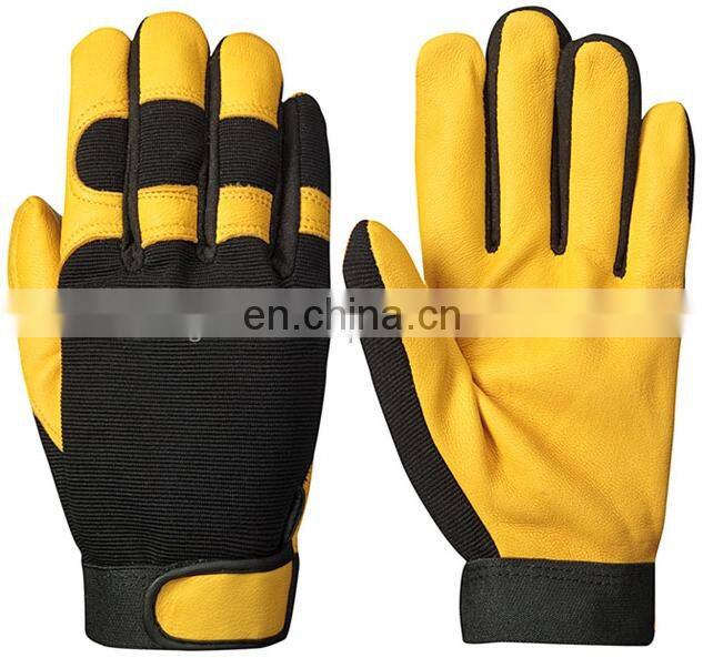 Custom Impact Protective Hands Mechanic Gloves for Oil and Gas Industries, Non-Slip Gloves