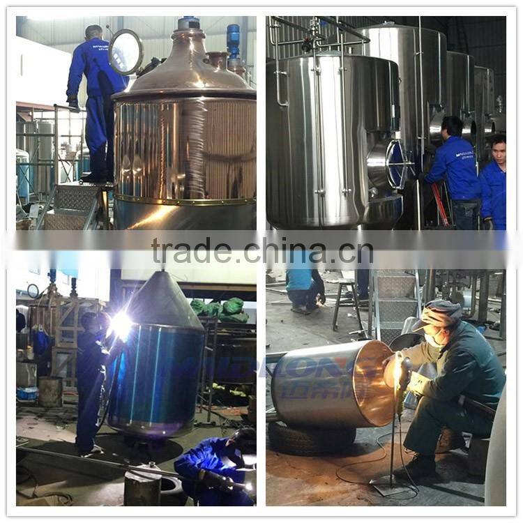 Craft beer mirror polishing stainless beer fermenter tank