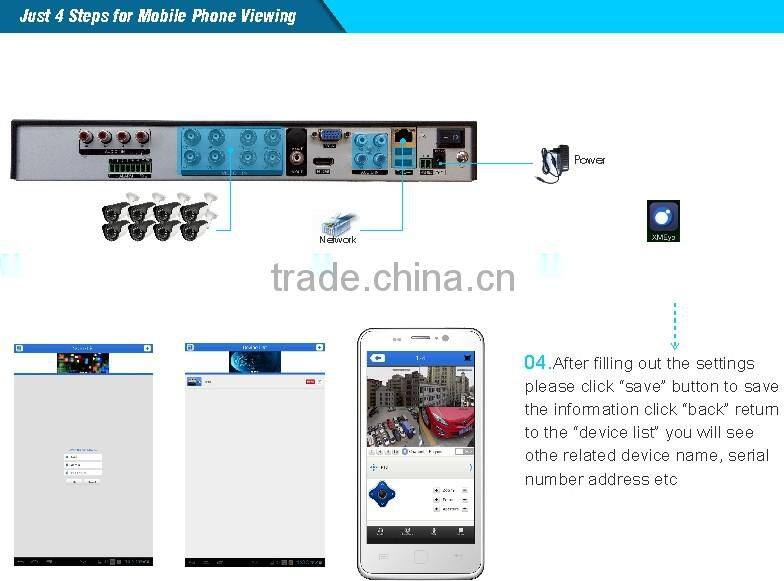 h 264 standalone dvr 8ch AHD DVR 1080P