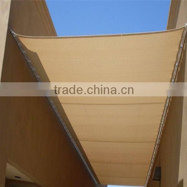 Garden shade sail waterproof uv/Shade Sail cloth fabric