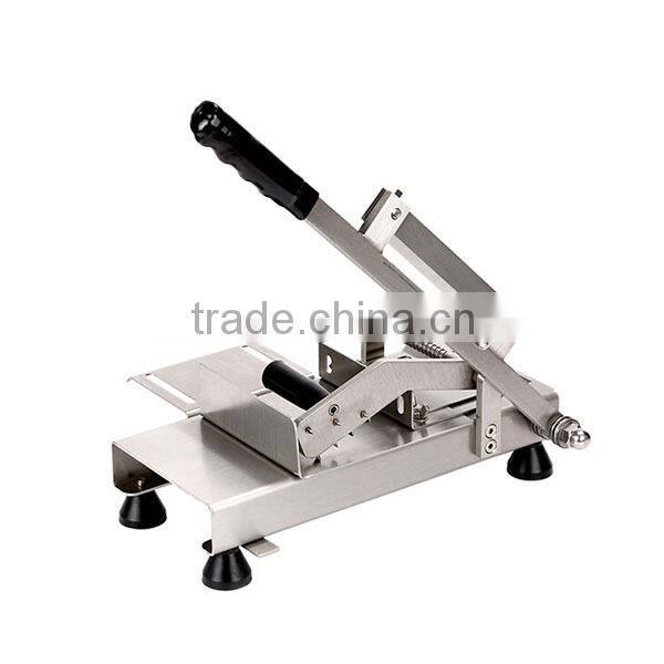 Stainless steel Manual Mutton Roll cutting Machine Meat Slicing Machine Frozen Meat Slicer 120pcs per min