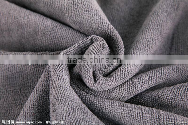 plain microfiber cleaning towel fabric polyester