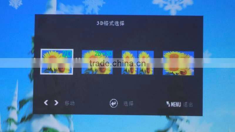 720P 3D Projector Through HDMI Support Full HD 1080P