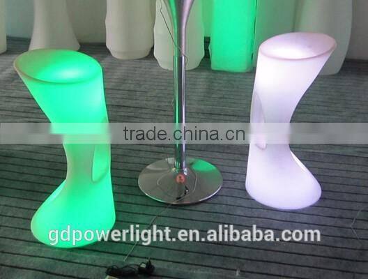 New PE plastic bar Stool with LED light & remote control YXF-3884