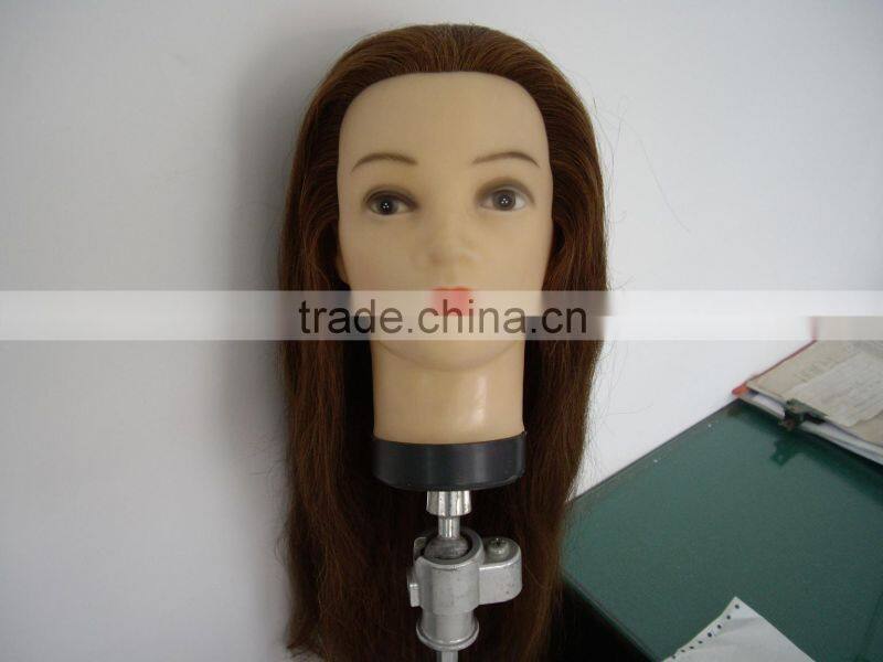 practice fiberglass mannequin head with remy human hair