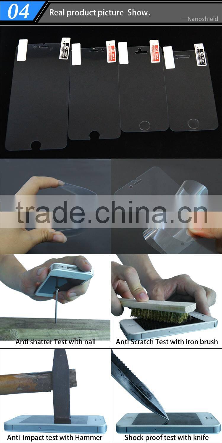 New nano-tech anti-broken screen protective film for Samsung Galaxy Grand Prime anti scratch screen protector hardness 6-7H
