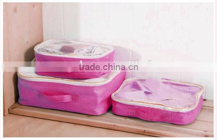 Wholesale 3 pcs 1 set travel clothing bag organizer bag