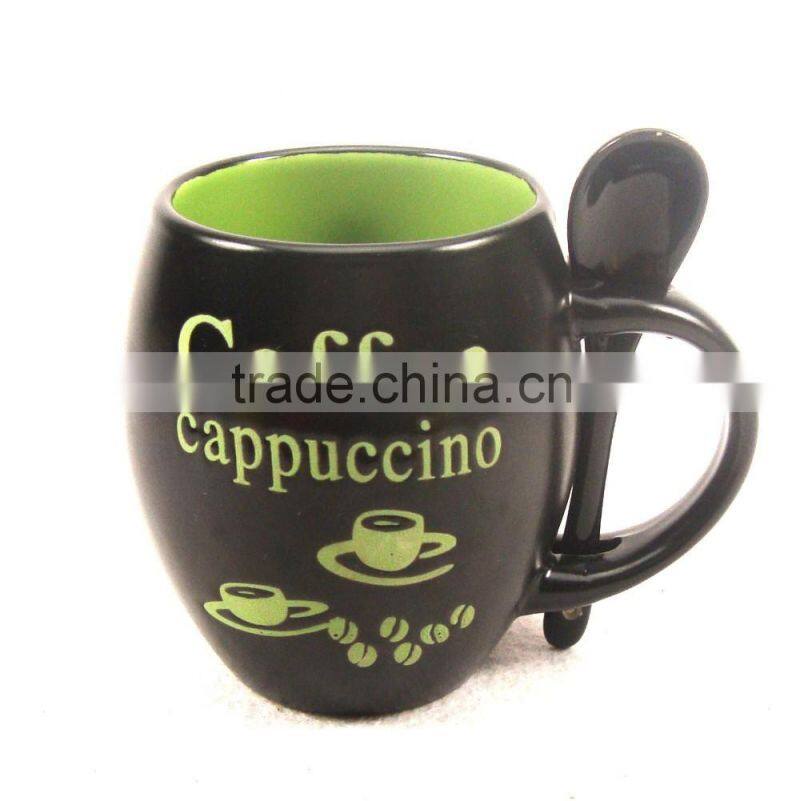 color glazed ceramic mug bulk, custom made printed decorative coffee mug