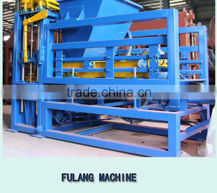 QT4-15 series machines for making various of building cement porous hollow and paving block new style environmental brick makin