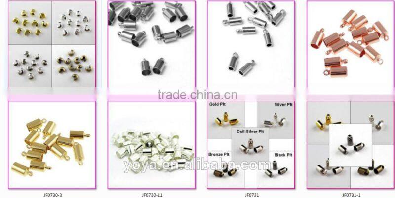 JF0759 pinch pendant clasp connectors,Silver plated pinch clip bails