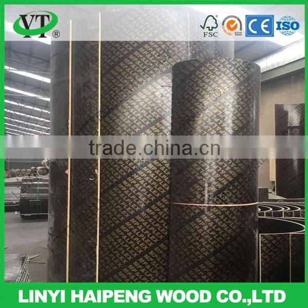 14mm 18mm Circular Plywood Formwork Plywood Round Concrete Column Formwork