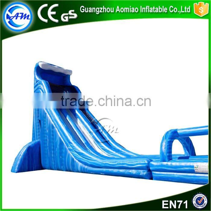 Water game equipment water slide manufacturer above ground pool water slide