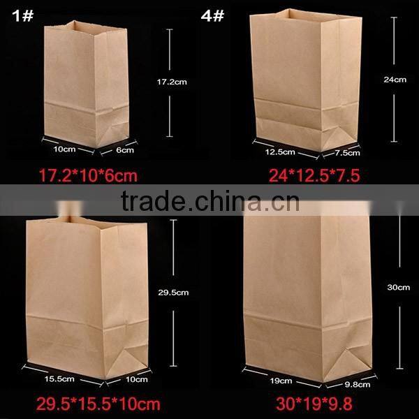 Brown Kraft Paper Bags For Bread