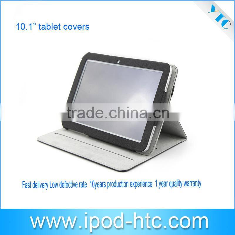 Factory Price 10.1" tablet covers, 10.1" tablet leather case , Leather case cover for tablet